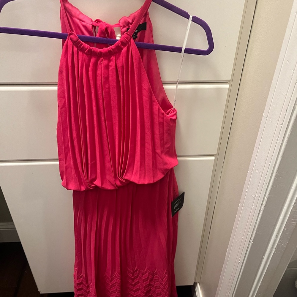 Lulu's Hot Pink Sleeveless Dress